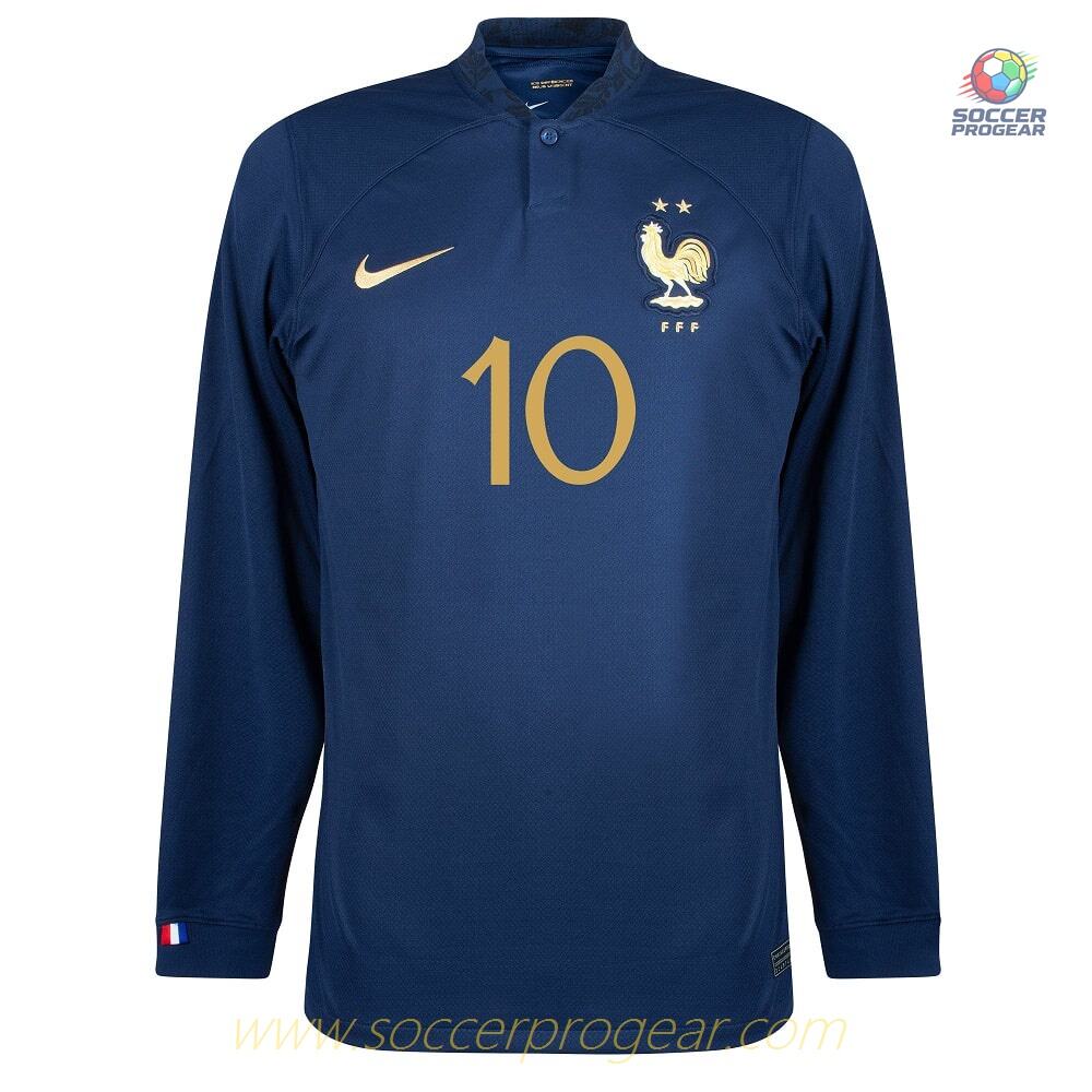 FRANCE High Quality HOME JERSEY WORLD CUP 2022 MBAPPE ML