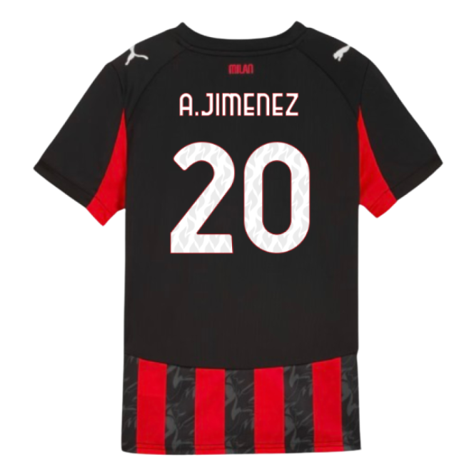 AC Milan First Team Replica Jersey - Kids Version (Jimenez 20)