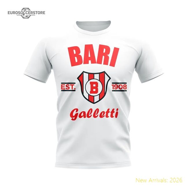 Outstanding Bari Established Football Casual Tee (white)
