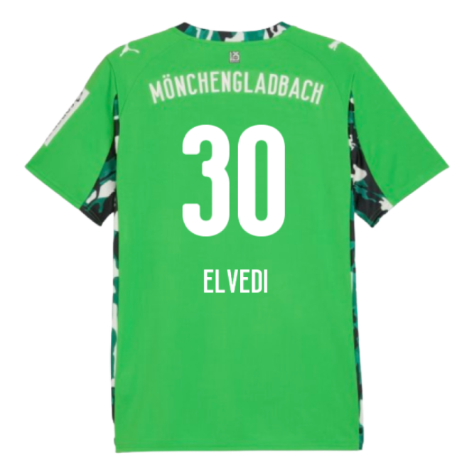 Premium-grade 2025-2026 Borussia Mgb Away Shirt (elvedi 30)