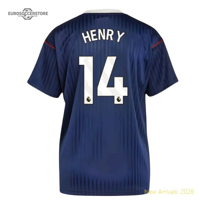Official Arsenal Terrace Icons Shirt (navy) (henry 14) - Premium