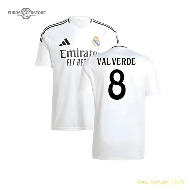 2024-2025 Real Madrid Home Kit (valverde 8) - Budget-friendly