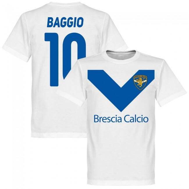 Brescia Roberto Baggio Team - White official style T-Shirt (Unisex