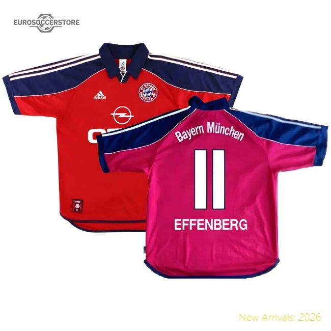 Bayern Munich 1999-01 Home Jersey ((excellent) S) (effenberg 11)