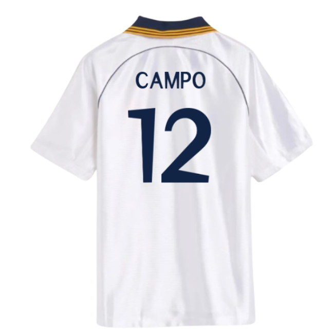 Excellent 1998-2000 Real Madrid Reissue First Jersey (campo 12)