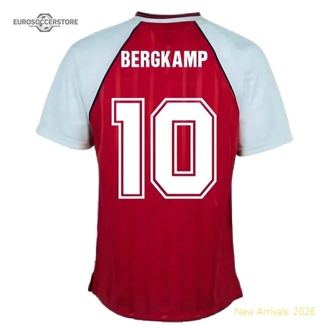 Authentic Arsenal 1988 Home Retro Football Shirt (bergkamp 10)