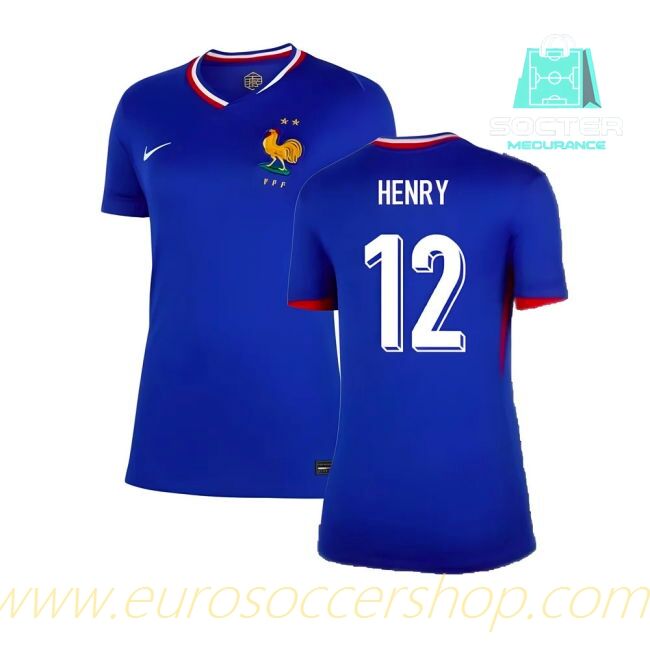 2024/25 Campaign Les Bleus Home Jersey Authentic Women's Version (Henry 12)