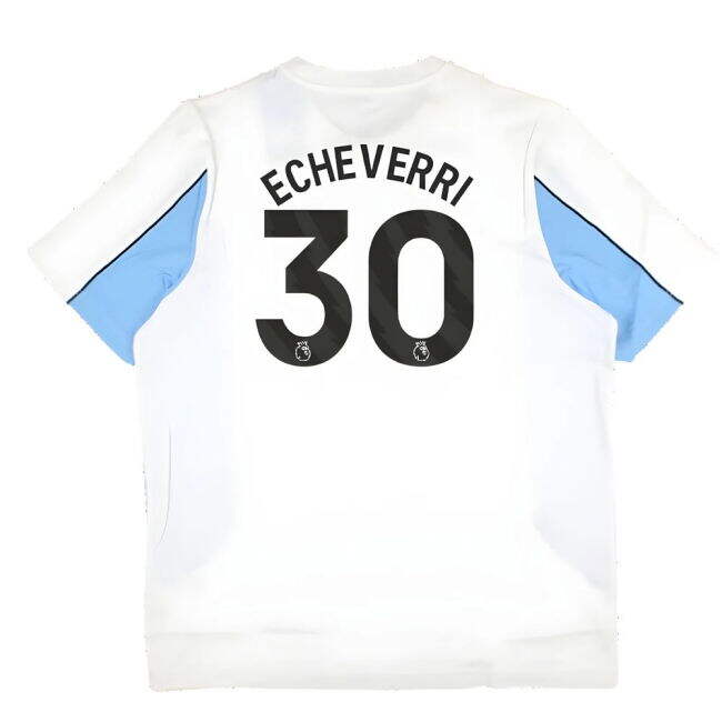 2024-2025 Man City ftblARCHIVE Tee (White) (Echeverri 30)