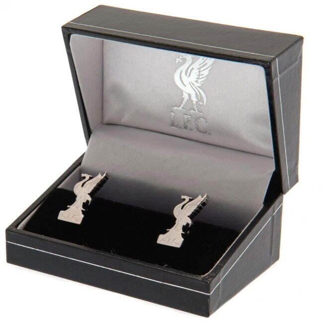 Liverpool FC Stainless Steel Formed Liverbird Cufflinks