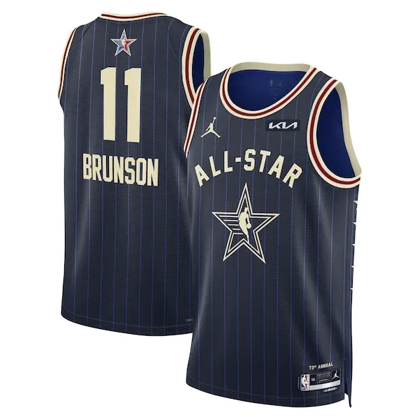 Jalen Brunson NBA Swingman Jersey - classic Basketball - Navy