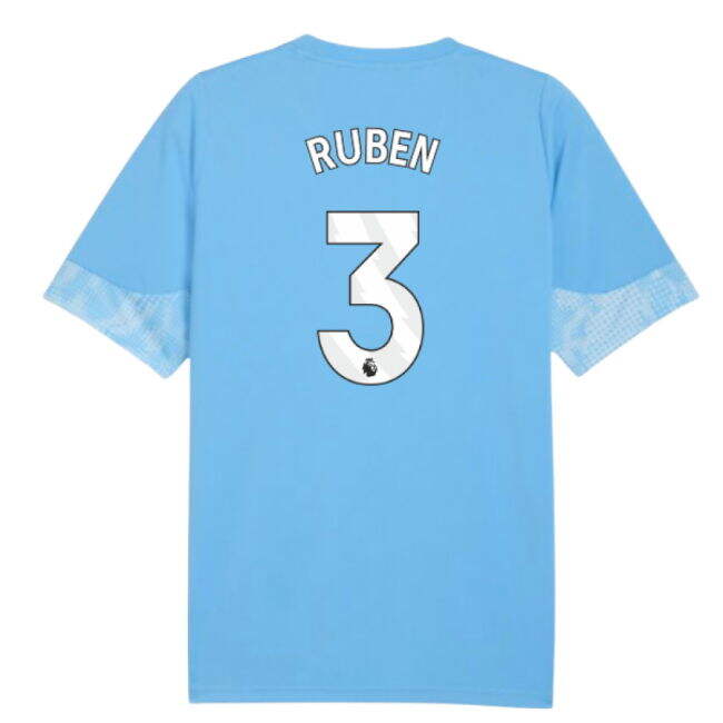 2025-2026 Man City Training Jersey (Light Blue) (Ruben 3)