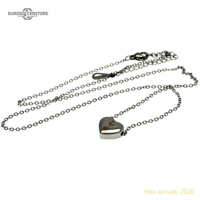 Premium Tottenham Hotspur Fc Stainless Steel Heart Necklace - Premium