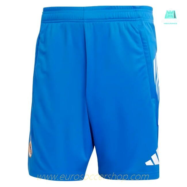 2025-2026 Real Madrid EU Training Shorts (Blue)