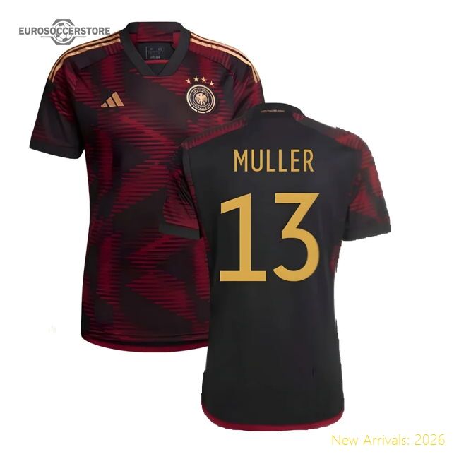 Authentic Germany 2022-2023 Away Jersey (ger) Fashion-forward