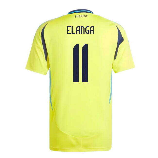 2024-2025 Sweden Home Shirt (ELANGA 11)