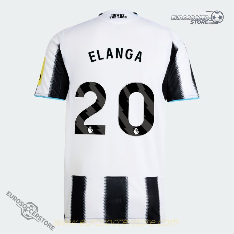 Newcastle United 25-26 Home ELANGA 20 Jersey (Player Version)