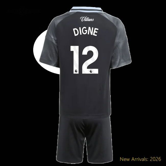 Premium 2025-2026 Aston Villa Away Mini Kit (digne 12) - Premium