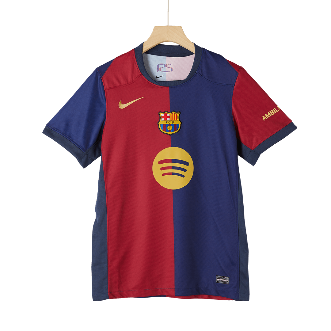Barcelona Home Soccer Jersey 2024/25-Spotify Logo Without TextAuthenti