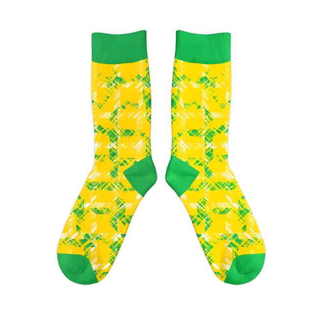 Norwich 1992 Home Retro Socks - authentic style