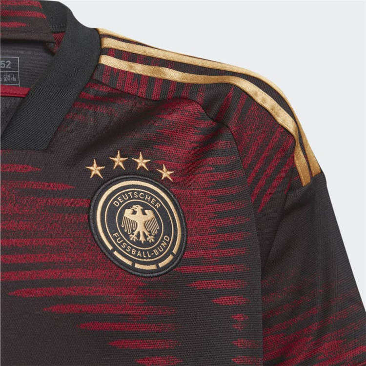Germany 2022 World Cup Away Black Soccer Jersey Football Shirt -