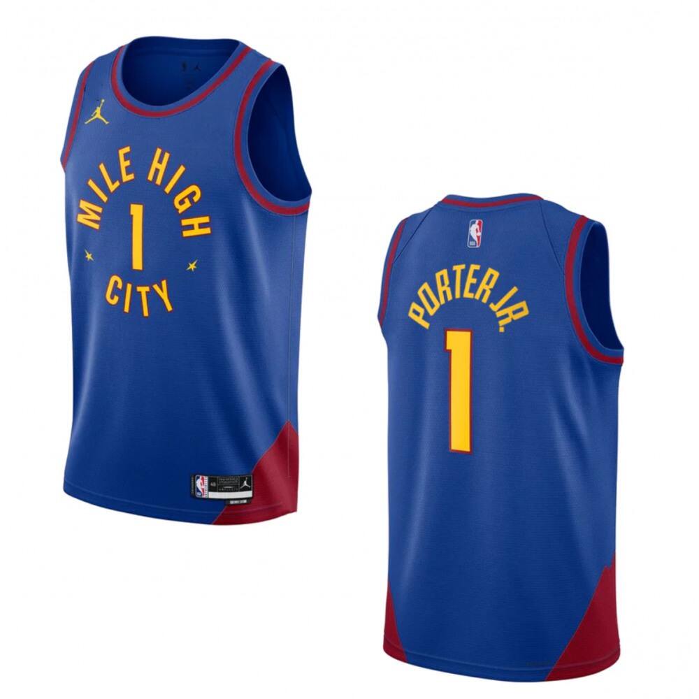 Jersey Denver Nuggets 1 Blue - - NBA Collection