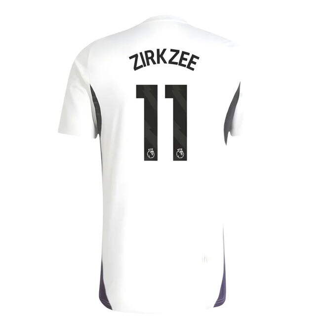 Professional Grade Football Man Utd Training Jersey White Zirkzee ...
