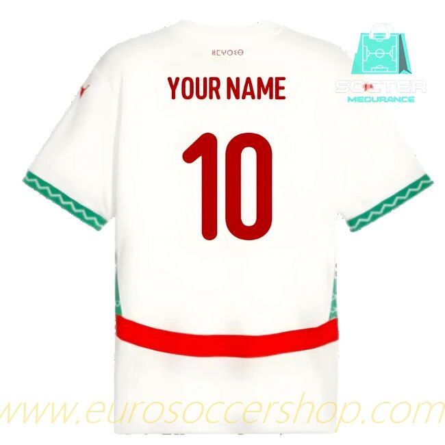 2024-2025 Season Morocco Away Jersey (Custom)