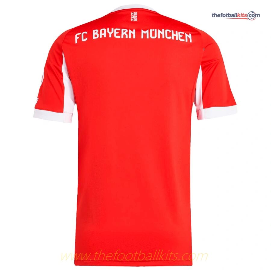Fan Edition Bayern Munich Home Soccer Football Shirt 2025-26 Edition