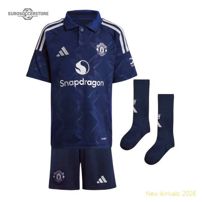 Official 2024-2025 Man Utd Away Mini Kit - Premium Quality Football
