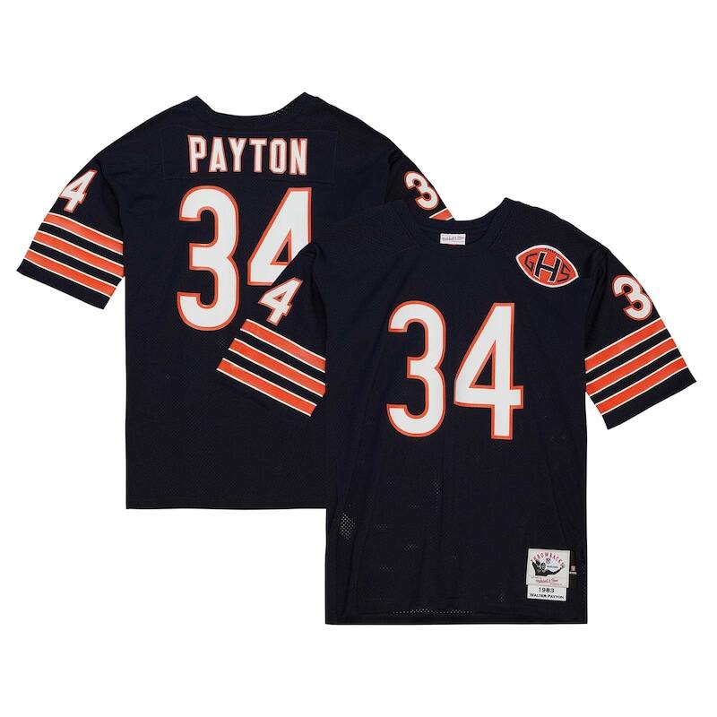 None Walter Payton Team Captain CHI Bears Elite Jersey Football Appare