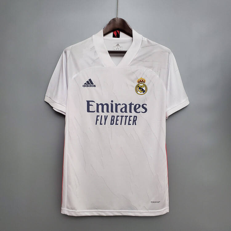 Real Madrid Soccer Shirt 20-21 Home White Soccer Jersey - Official