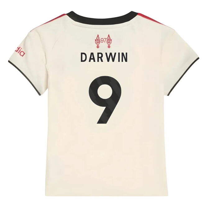 Adult 2025-2026 Liverpool Away Baby Kit (Darwin 9)