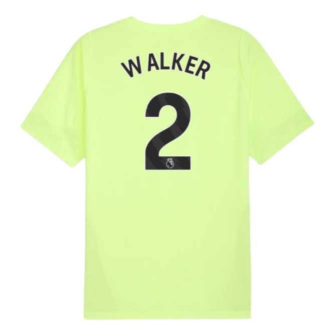 2025-2026 Man City Training Jersey (Fizzy Apple) (Walker 2)