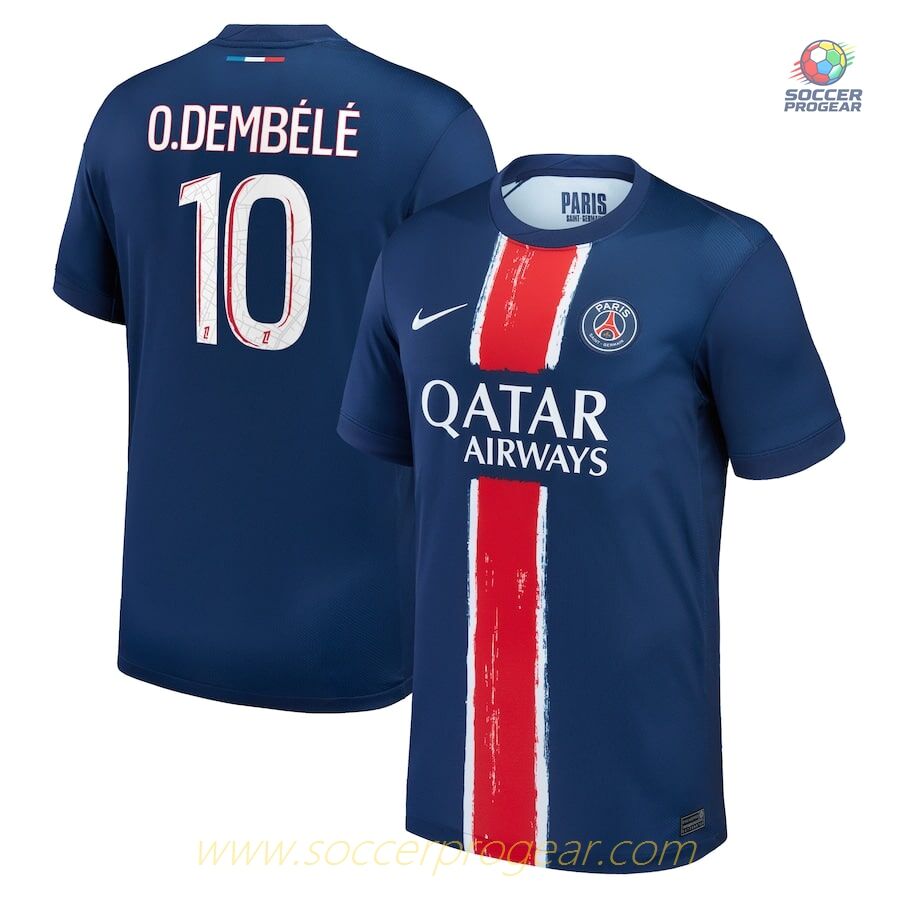 PSG Home Soccer Jersey 2024-25 Edition Dembele
