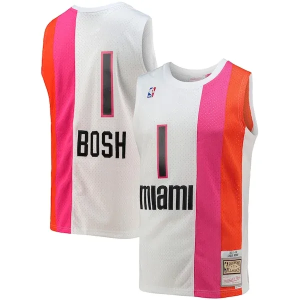 Chris Bosh MIA Swingman Jersey - high-quality contemporary - White