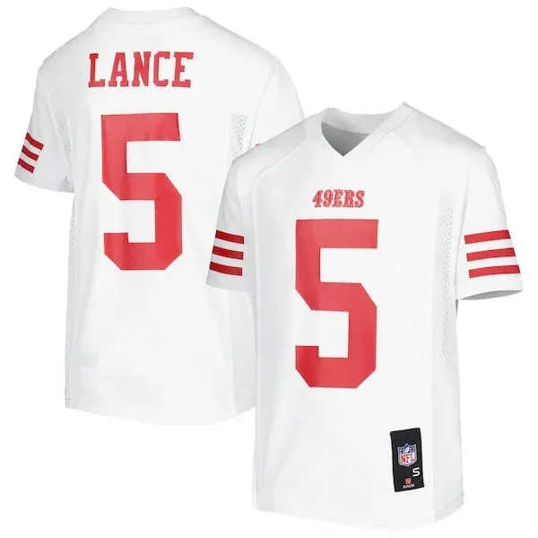 San Francisco 49ers Replica Football Jersey - White S | team apparel