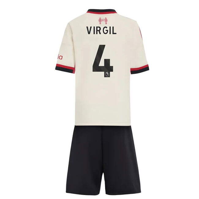 Authentic Design Liverpool Liverpool Away Mini Kit Virgil #4 Lates...