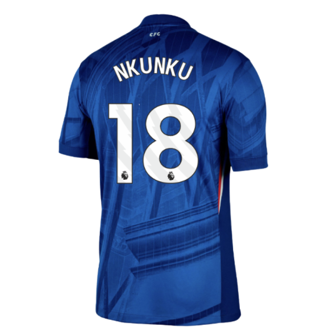 2025-2026 Chelsea Home Shirt (Nkunku 18) (Collector's Item)
