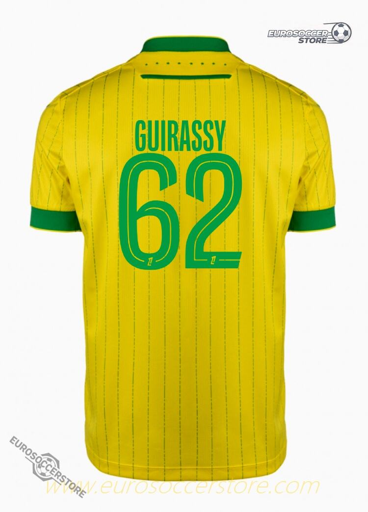 GUIRASSY 62 FC Nantes Home Jersey for the 25-26 Season