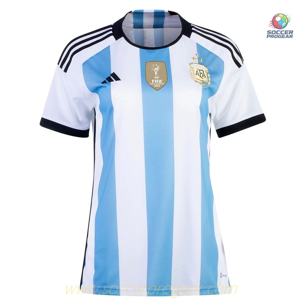 ARGENTINA Licensed Product 3 STAR HOME JERSEY WOMEN 2022-23