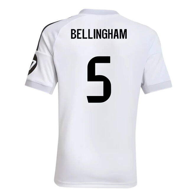 2025-2026 Real Madrid Home Shirt (Kids) (Bellingham 5)