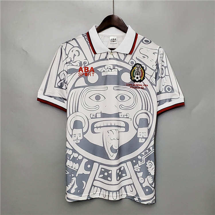 MEXICO RETRO SHIRT 1998 AWAY SOCCER JERSEY FOOTBALL SHIRT - Official