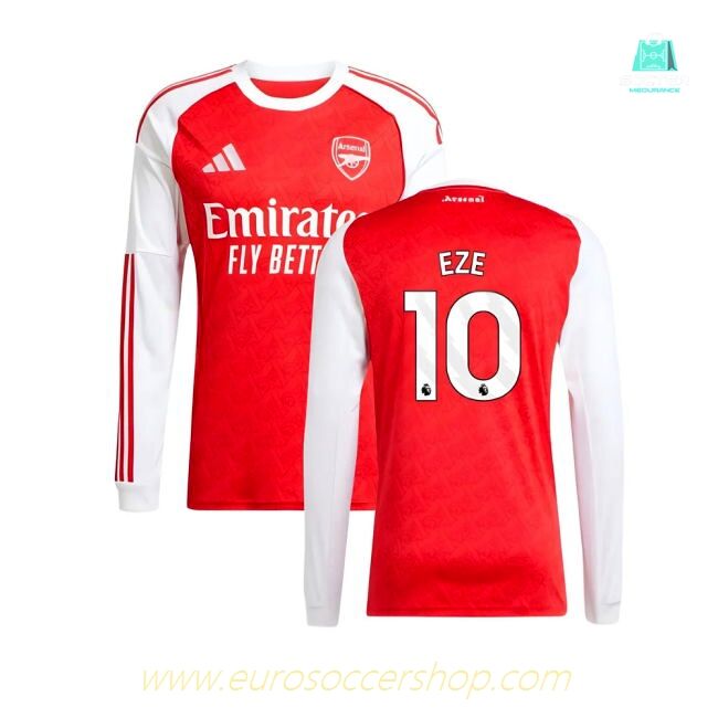 2025-2026 Arsenal Long Sleeve Home Shirt (Eze 10)