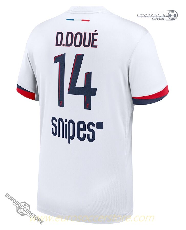 Paris Saint-Germain 25-26 Season Away Jersey, D. Doué #14 Edition