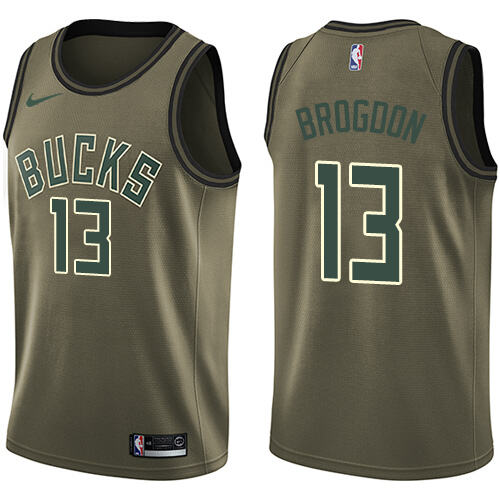 MIL #13 Malcolm Brogdon Top-Grade 2024 Icon NBA Jersey - Green