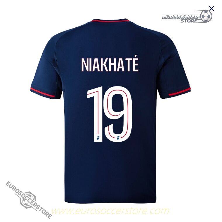 Lyon's Olympique Lyonnais 25-26 Away Version NIAKHATÉ 19 Football Jersey