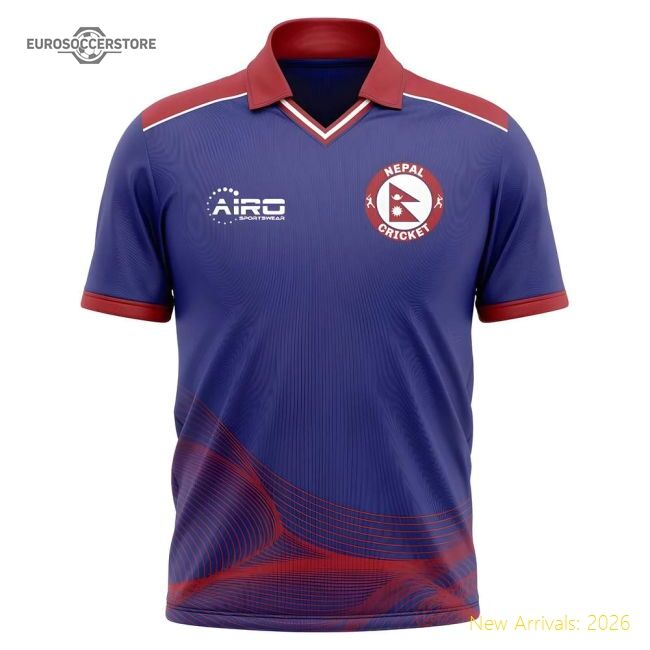 Nepal Cricket 20252026 Concept Official Jersey Breathable
