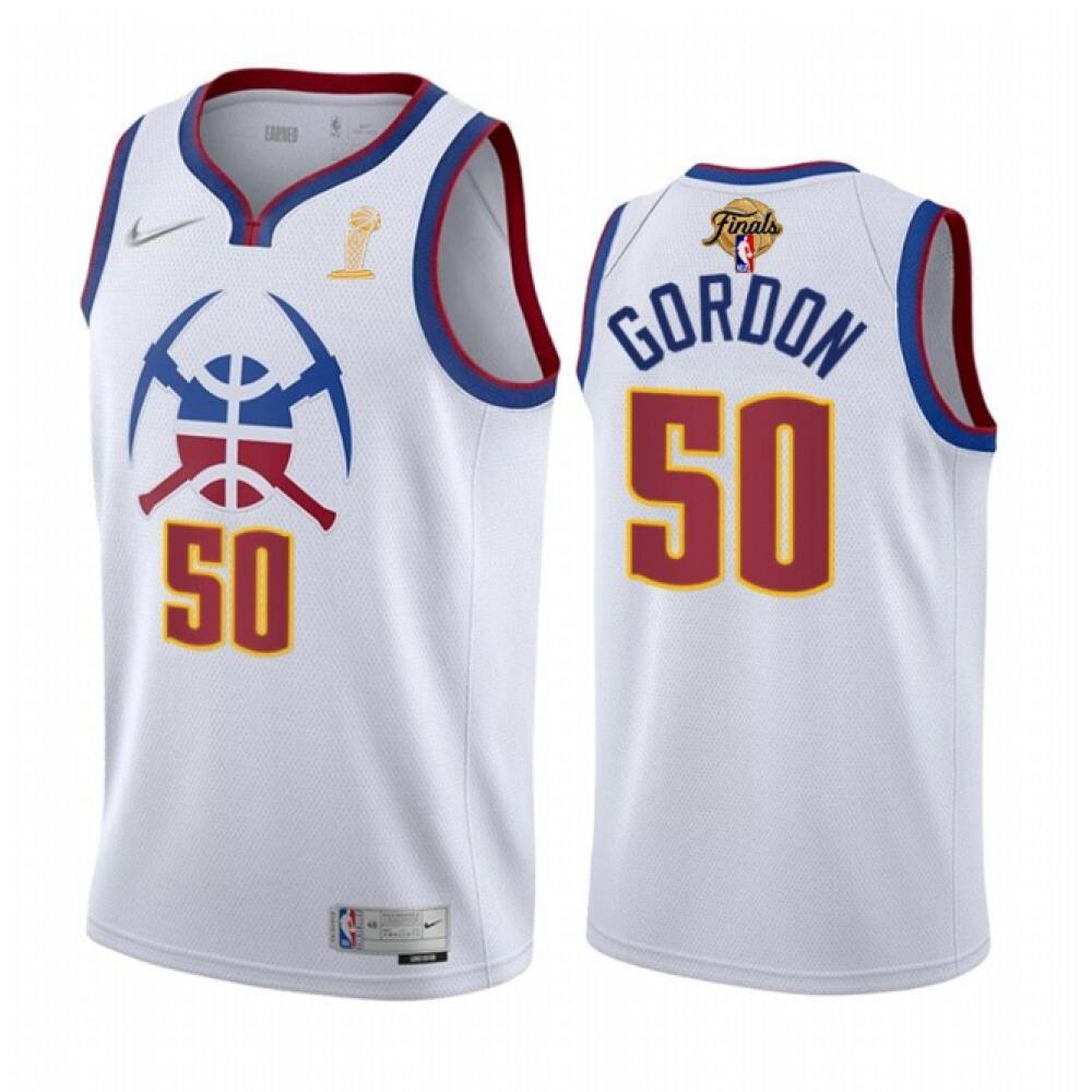 Denver Nuggets 50 White Jersey - Game Day Essential