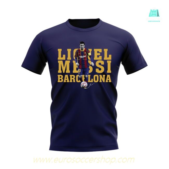 Lionel Messi Barcelona Player Tee (Navy)