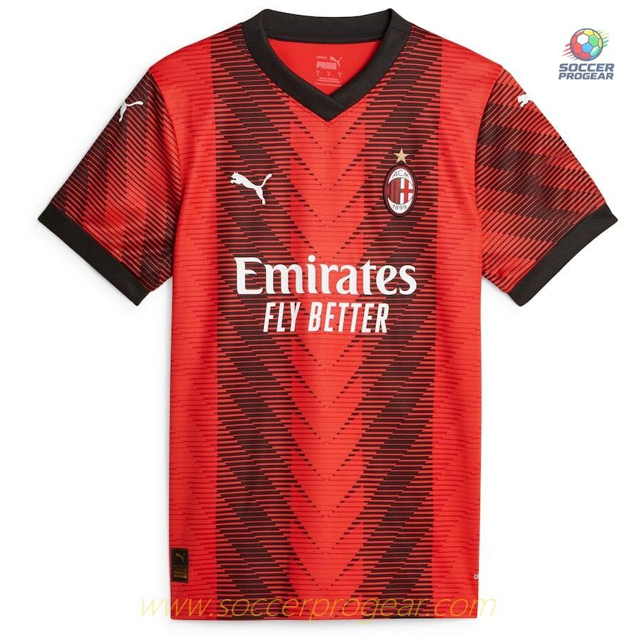 AC Milan Home Football Soccer Football Shirt 2023 2024 Women's Edition